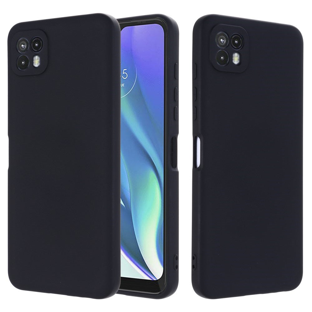 EIDERWOOD Motorola Moto G50 Liquid Silikone Bagside Cover m. Strop - Grøn