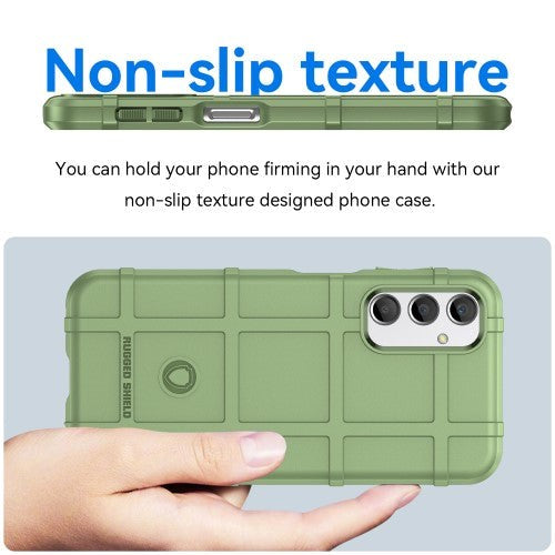 Samsung Galaxy A24 Rugged Shield Series Craftsman Bakdeksel - Grønn