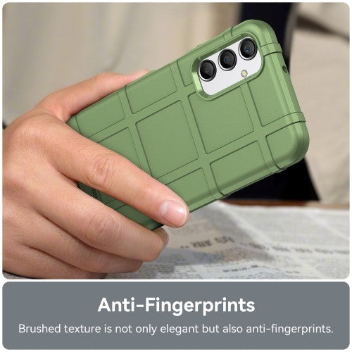 Samsung Galaxy A24 Rugged Shield Series Craftsman Bakdeksel - Grønn