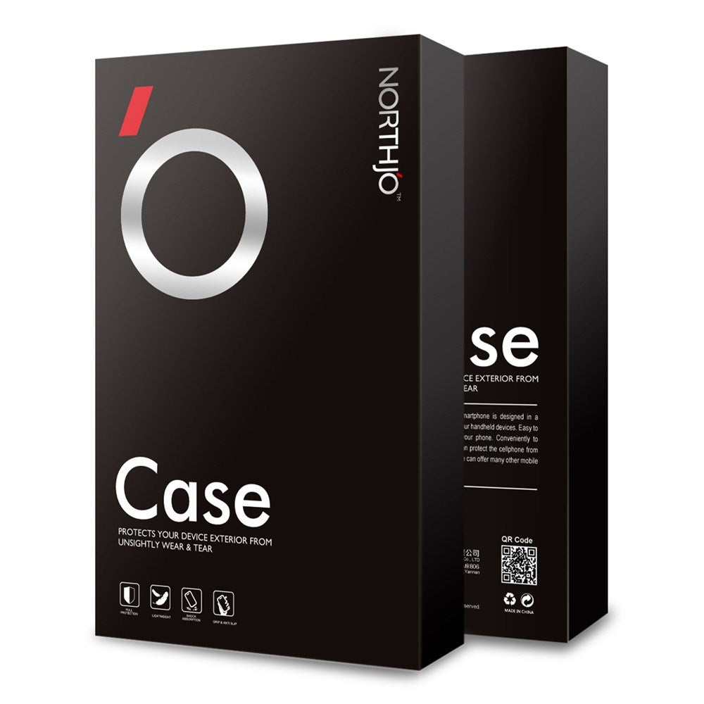 Samsung Galaxy S23 Ultra NORTHJO 2-i-1 Sæt - Fleksibelt Plast Mobil Cover & Skærmbeskyttelsesglas - Gennemsigtig