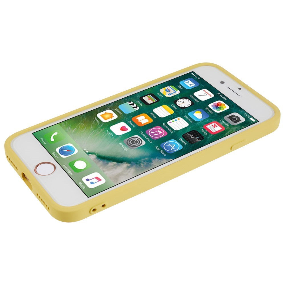 EIDERWOOD iPhone SE (2022 / 2020) / 8 / 7 - Fôret fleksibelt plastdeksel - gul