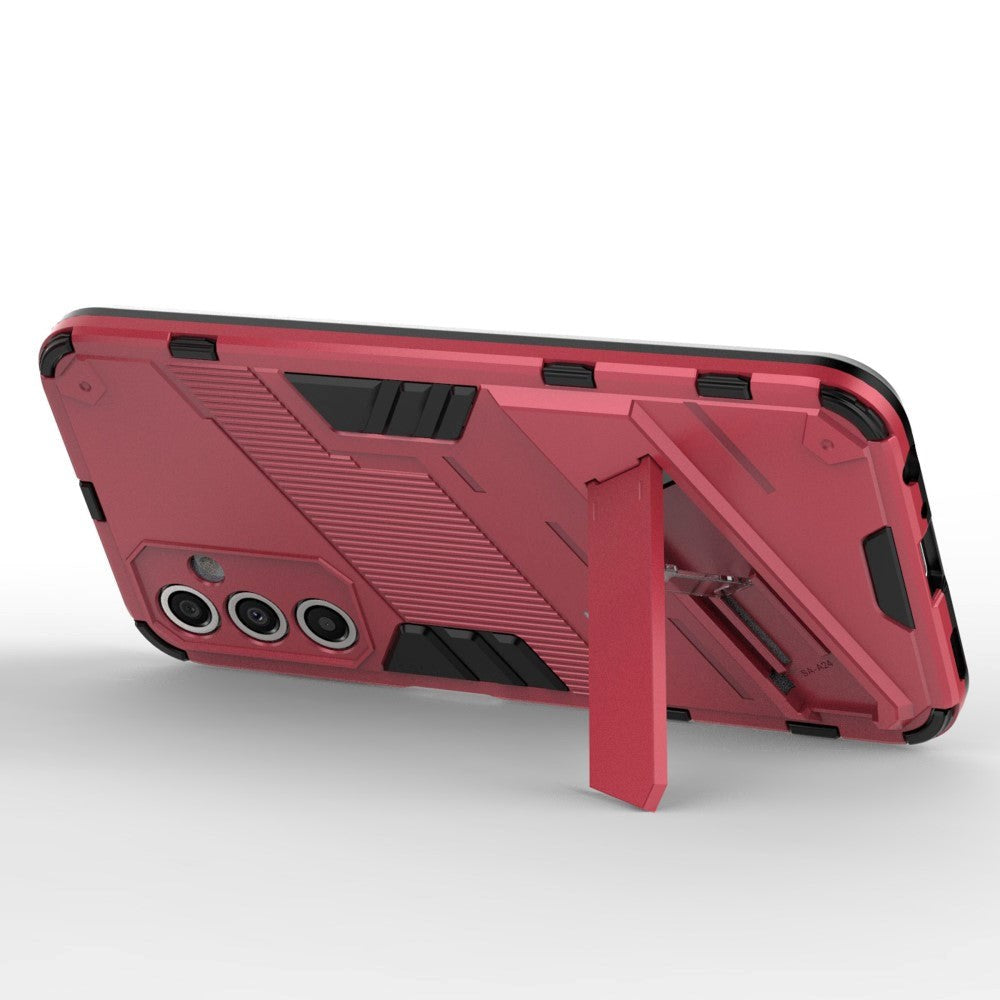 Samsung Galaxy A24 Hybrid Craftsman Bakdeksel m. Stativ - Rosa