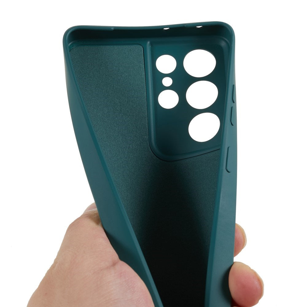Samsung Galaxy S21 Ultra - EIDERWOOD Fôret fleksibelt plastdeksel - Grønn