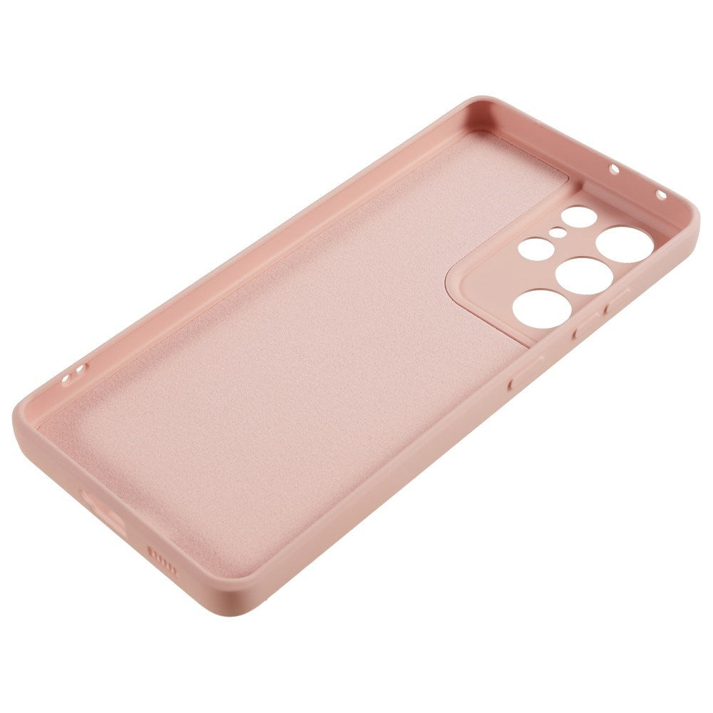 Samsung Galaxy S21 Ultra - EIDERWOOD Fôret fleksibelt plastdeksel - Rosa