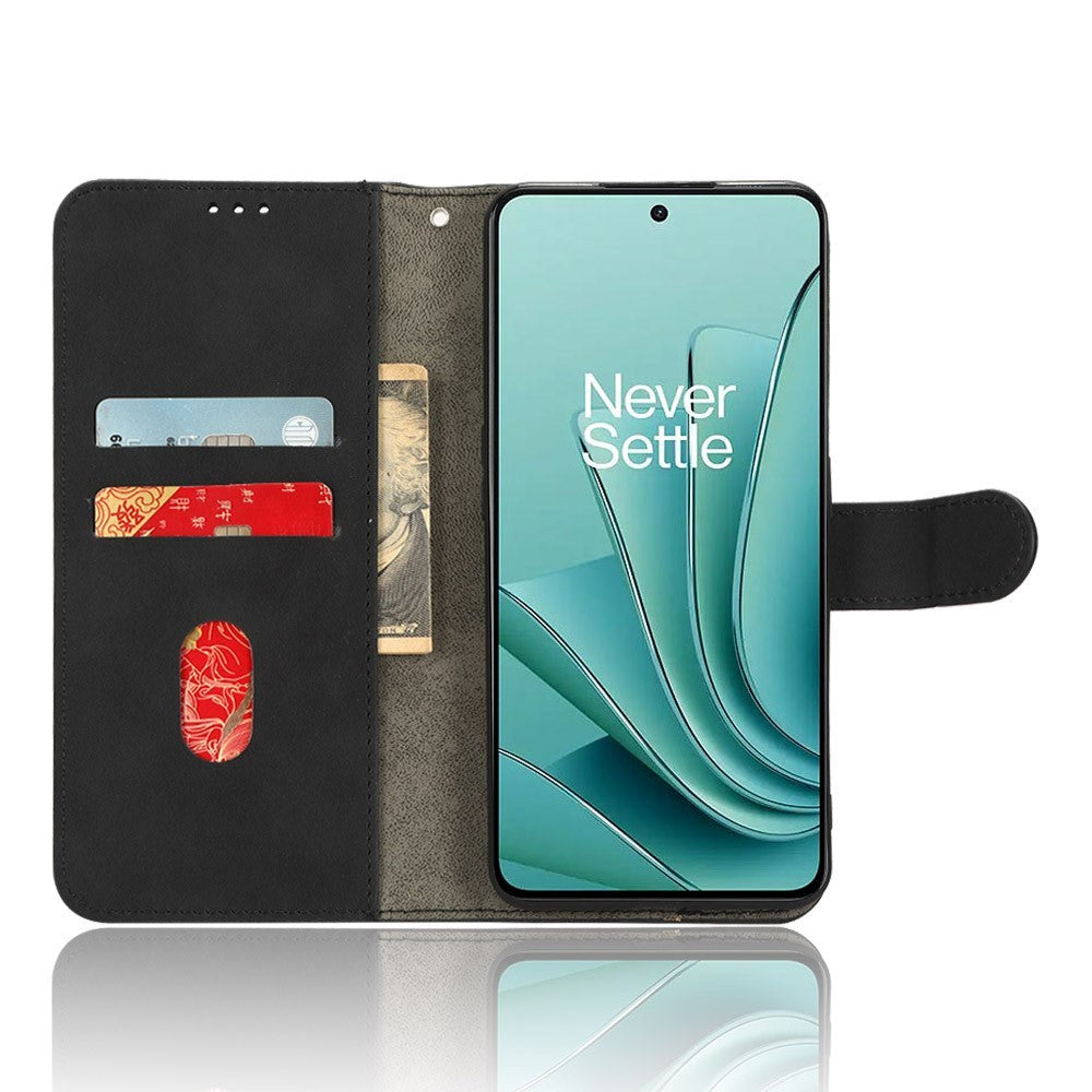 OnePlus Nord 3 (5G) Leather Flip Cover m. Lommebok og stativfunksjon - svart