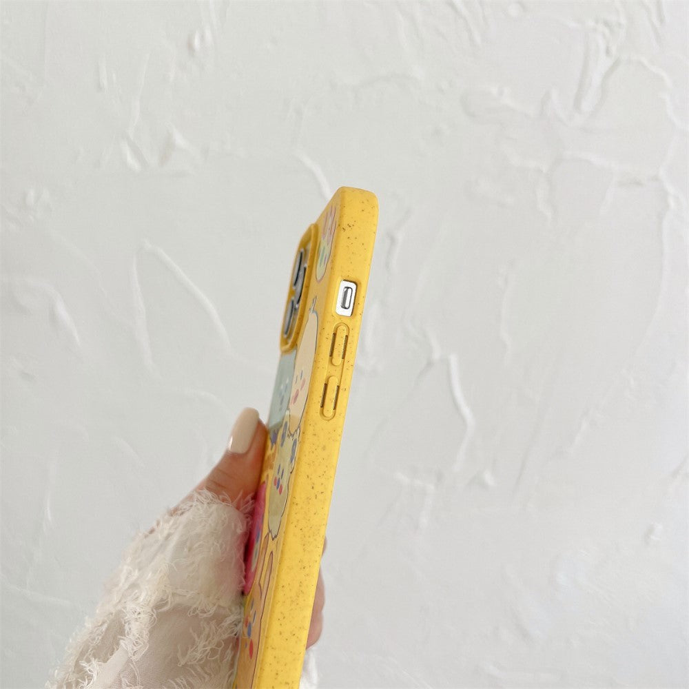 iPhone 14 Pro fleksibelt plastdeksel m. Motiv - Søte dyr