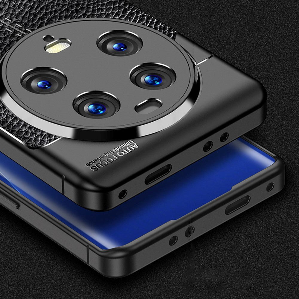 Xiaomi 13 Ultra skinndekket plastbakdeksel - svart