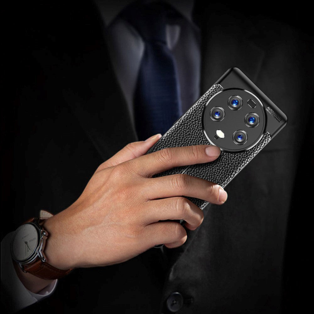 Xiaomi 13 Ultra skinndekket plastbakdeksel - svart