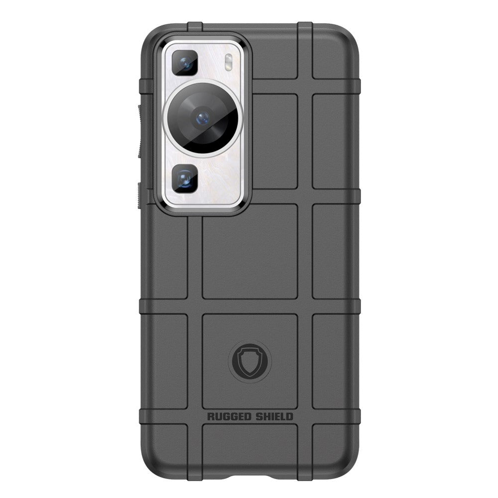 Huawei P60 Pro Rugged Shield Bakdeksel - Svart