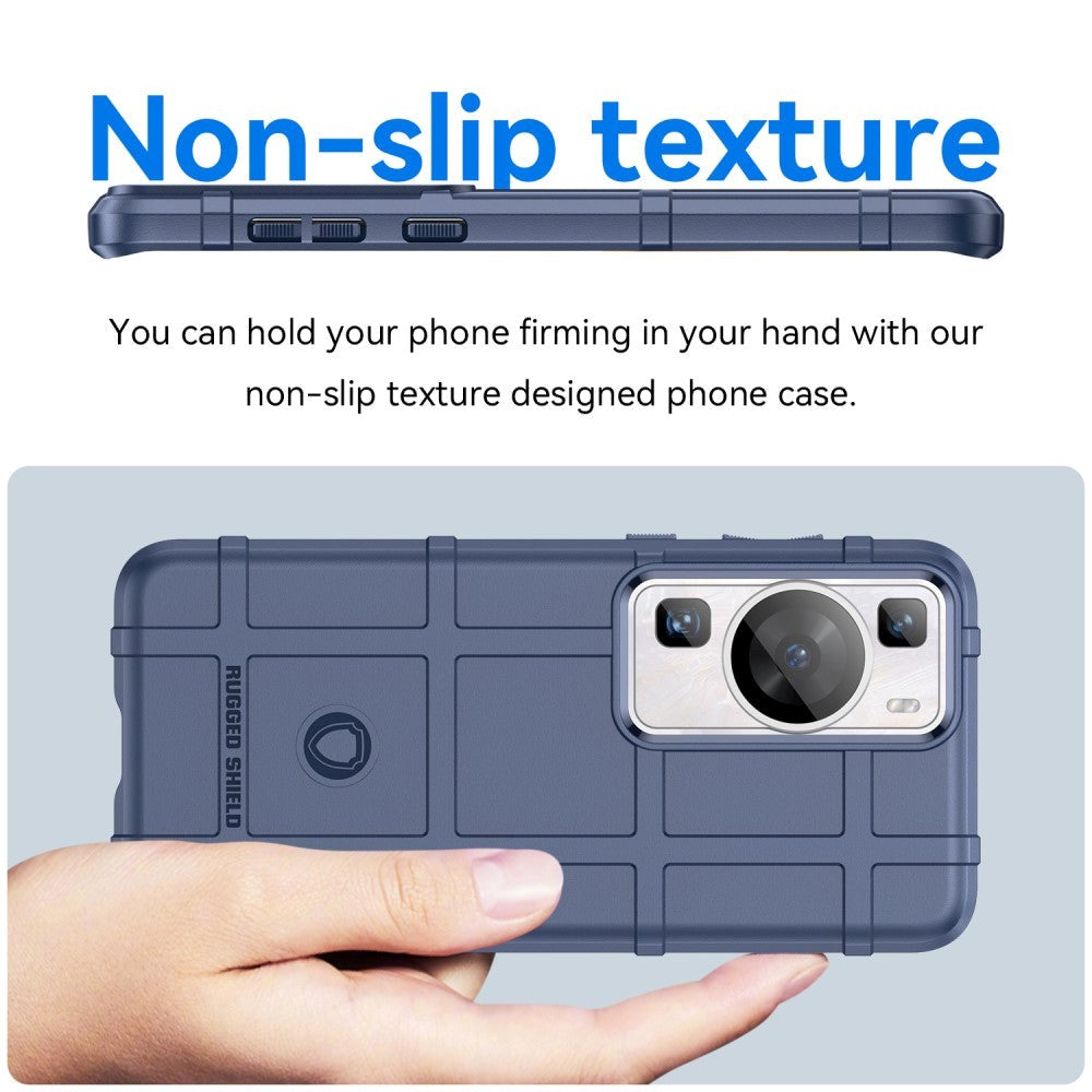 Huawei P60 Pro Rugged Shield Bakdeksel - Blå