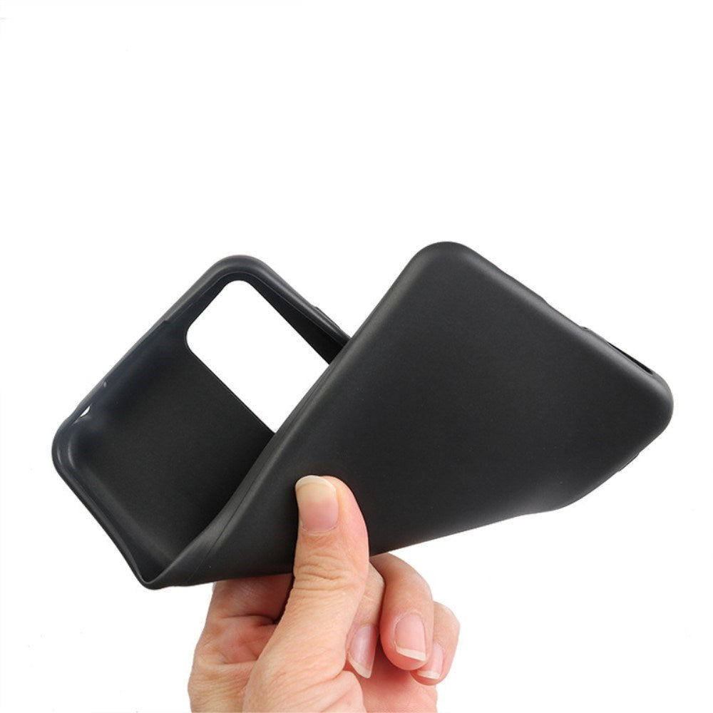 EIDERWOOD Motorola Moto G42 Matt fleksibel plastbakdeksel - svart