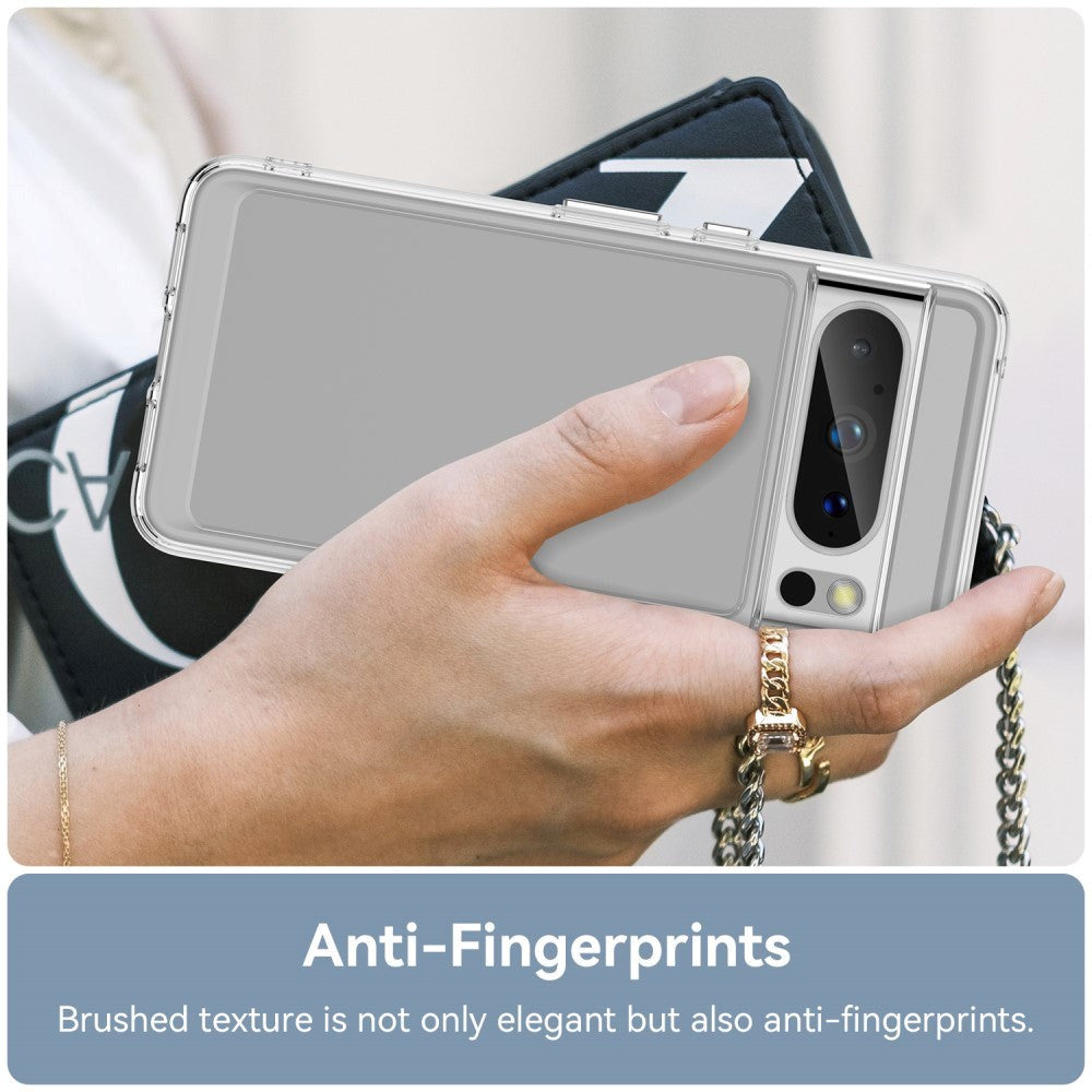 Google Pixel 8 Pro fleksibelt plastbakdeksel – gjennomsiktig