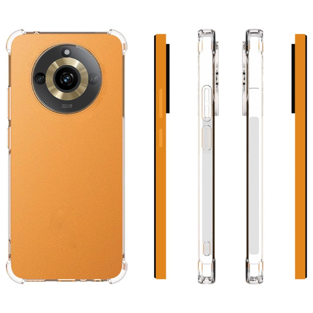 Realme 11 5G fallsikkert fleksibelt bakdeksel i plast - gjennomsiktig