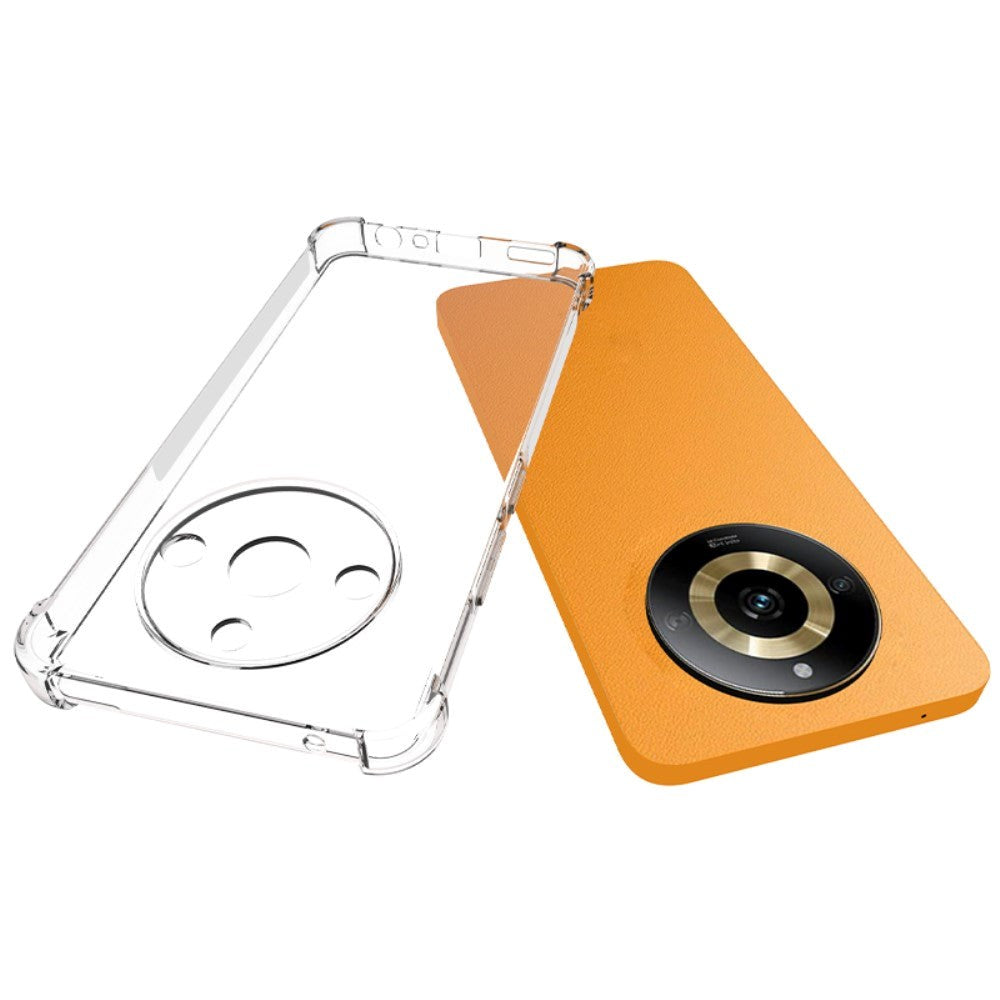 Realme 11 5G fallsikkert fleksibelt bakdeksel i plast - gjennomsiktig