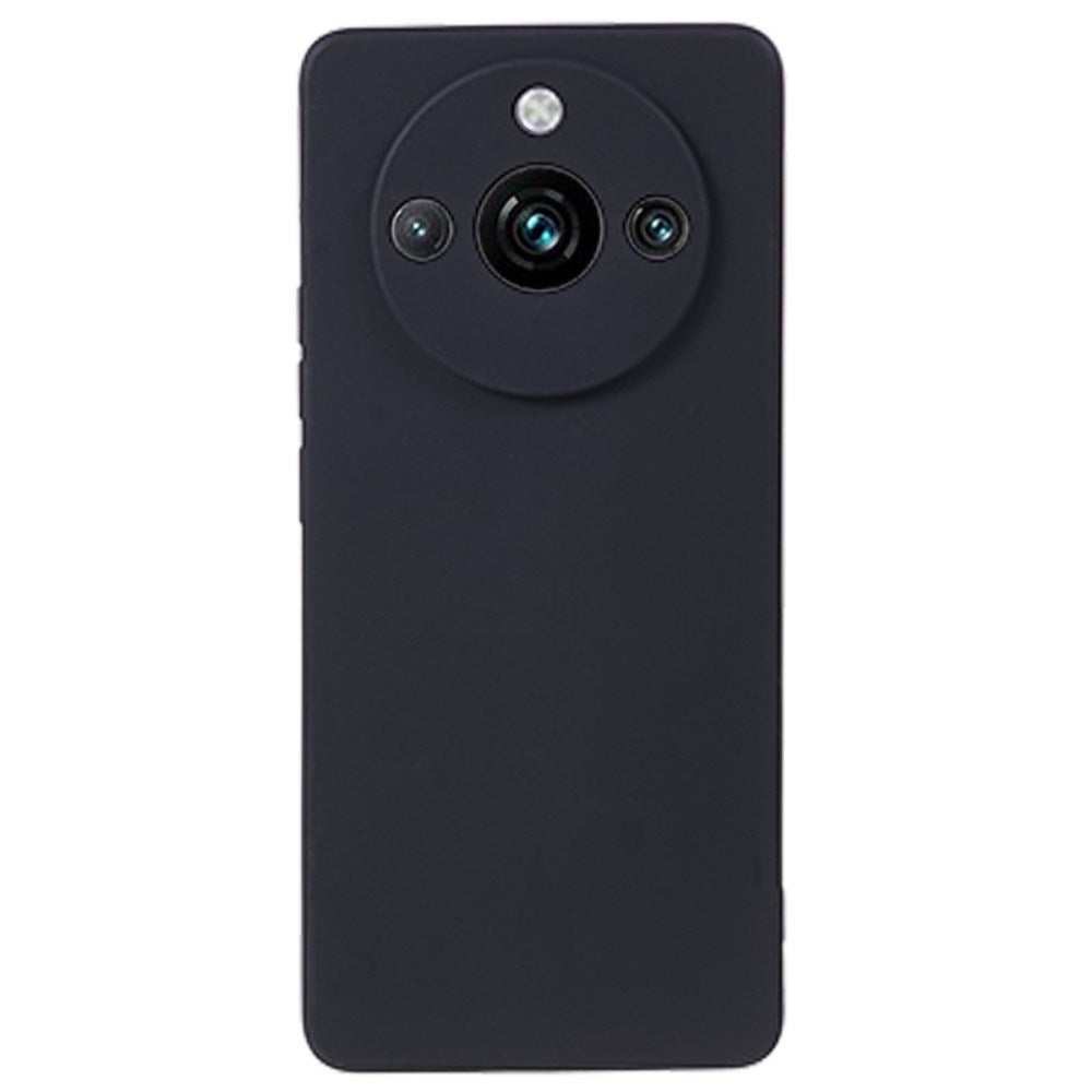 EIDERWOOD Realme 11 Pro+ 5G / 11 Pro 5G fleksibel TPU plastbakdeksel - svart