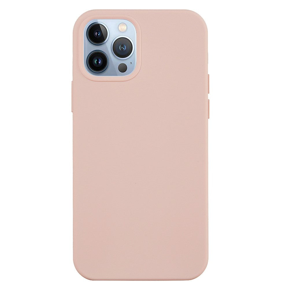 iPhone 15 Pro Liquid Silikon Bakdeksel - Rosa
