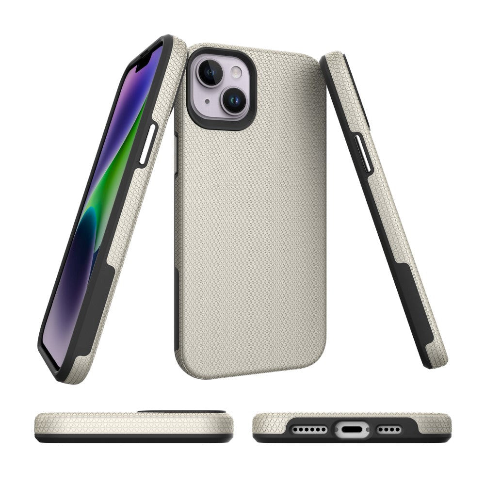 iPhone 15 Plus Plastic Craftsman Bakdeksel - Champagne Gold