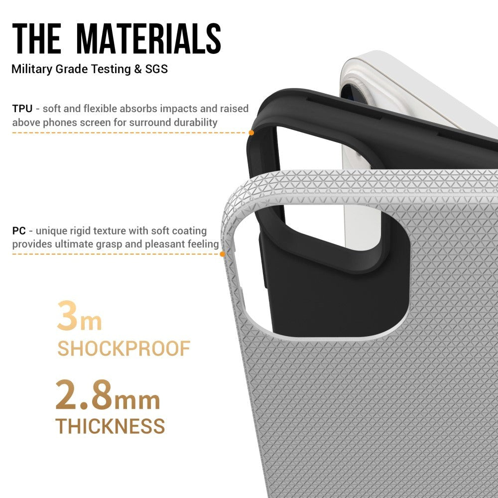 iPhone 15 Plus Plastic Craftsman Bakdeksel - Sølv