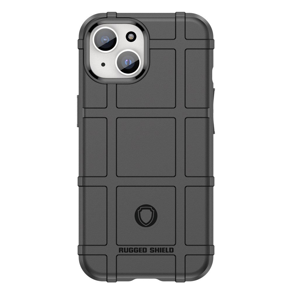 iPhone 15 Rugged Shield Series Craftsman Bakdeksel - Svart