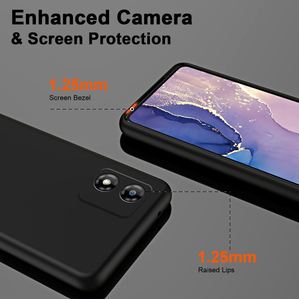 Motorola Moto E13 flytende silikon bakdeksel - blå