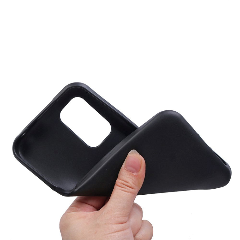 Nokia XR21 Matt fleksibelt plastbakdeksel - svart