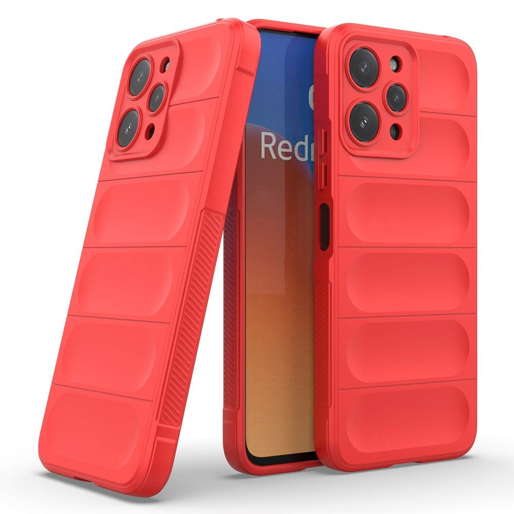 Xiaomi Redmi 12 (4G) fleksibelt plastdeksel - rød