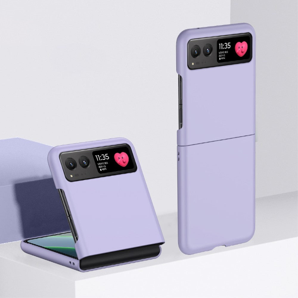 Motorola Razr 40 Hard Plastic Bakdeksel - Lilla