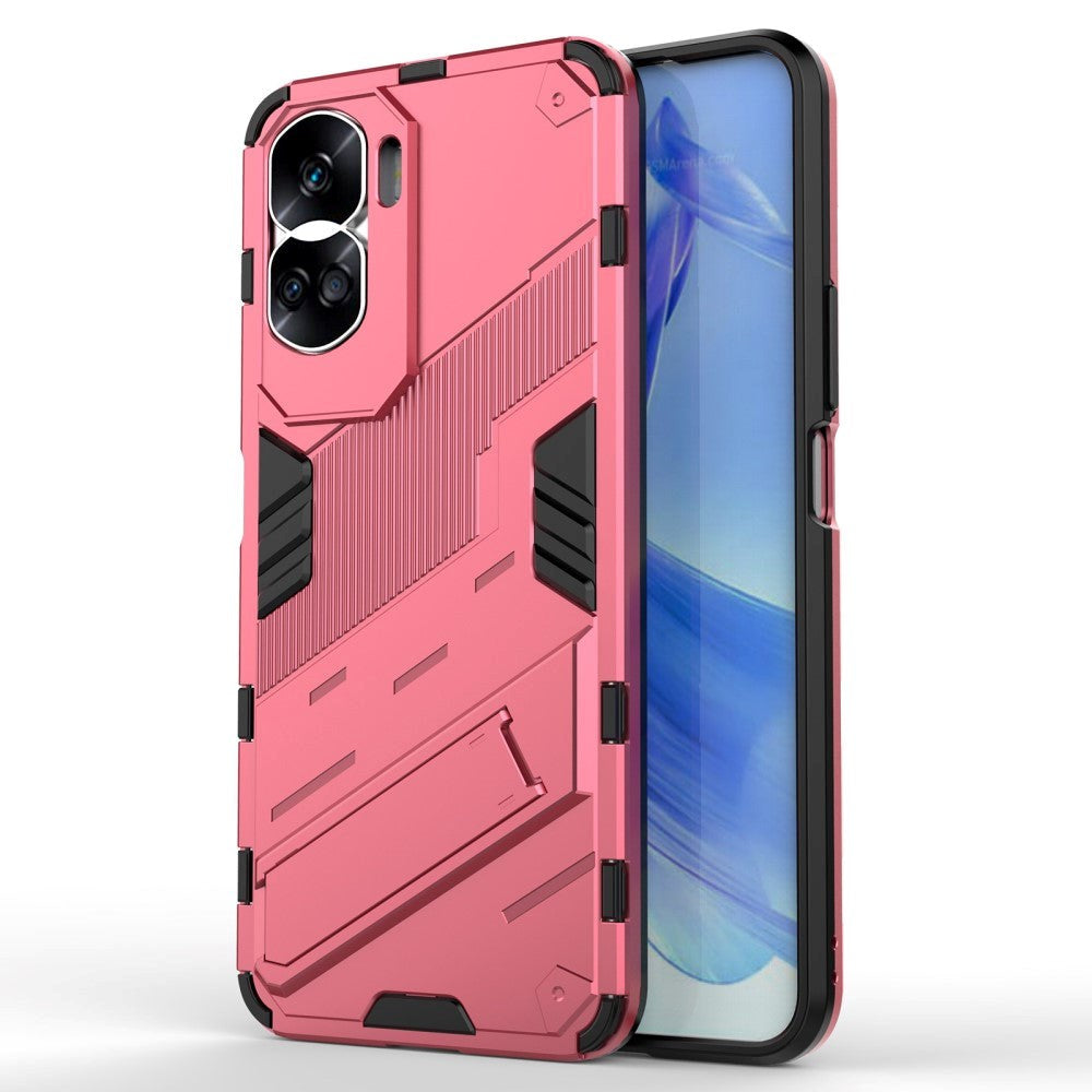 Honor 90 Lite Hybrid Craftsman Bakdeksel m. Stativ - Rosa