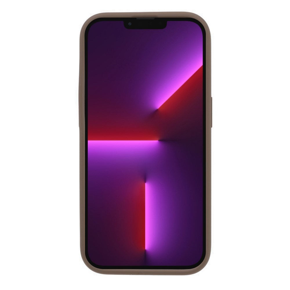 EIDERWOOD iPhone 13 Pro Hybrid Silikon Bakdeksel - Brun