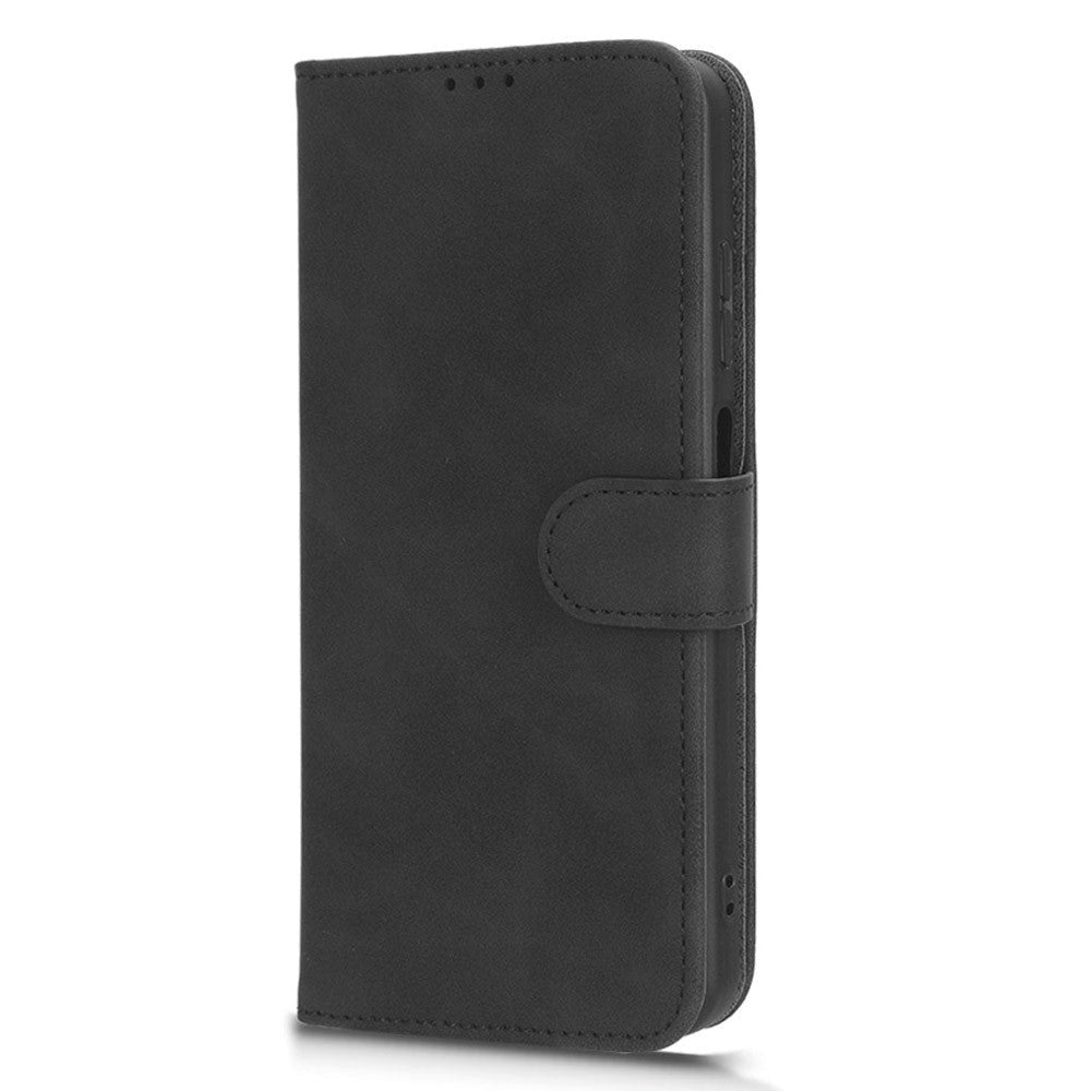Nokia G42 Leather Flip Cover m. Kortholder og stativfunksjon - svart