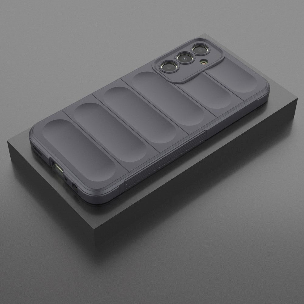 Samsung Galaxy A25 (5G) Fleksibelt Plastik Bagside Cover - Mørke Grå