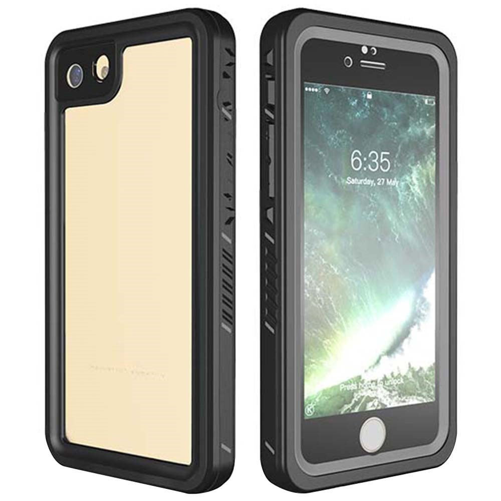 iPhone SE (2022 / 2020) / 8 / 7 Redpepper IP68 Vandtæt Case - Sort / Gennemsigtig