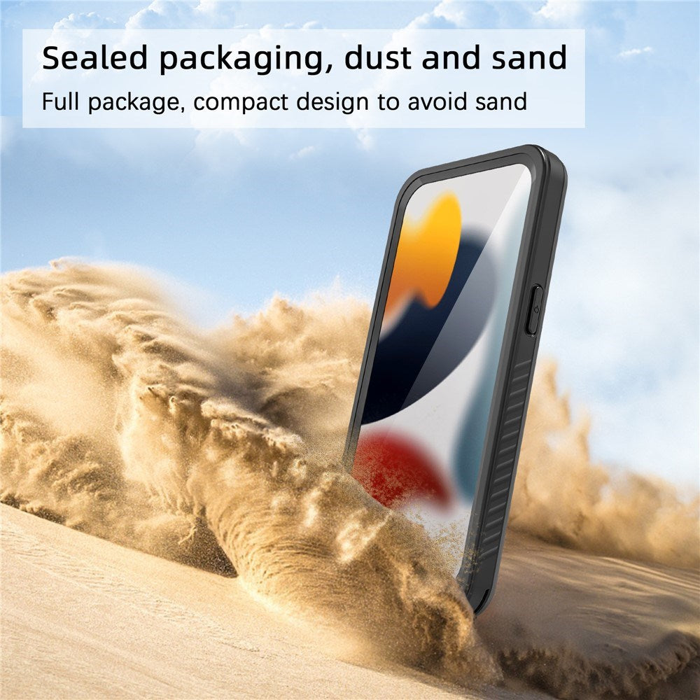 iPhone 15 Redpepper IP68 Vandtæt Case - Sort / Gennemsigtig