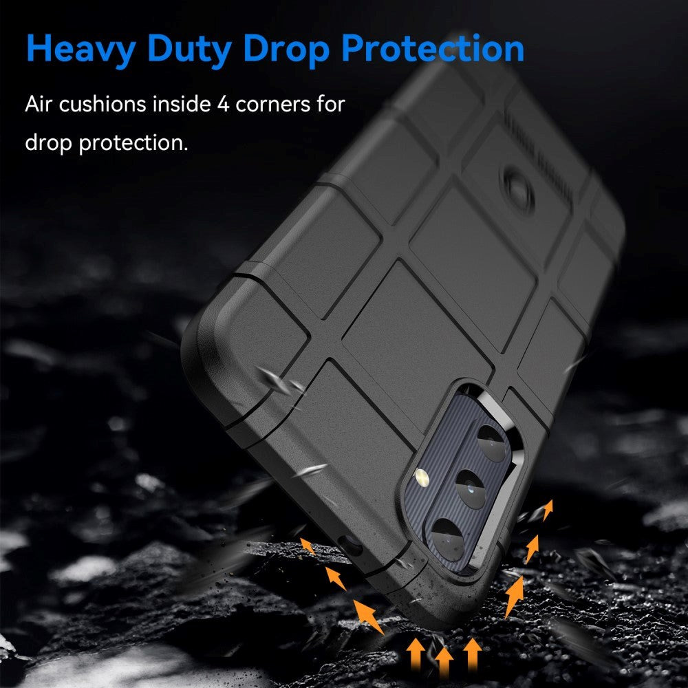Samsung Galaxy A05s Rugged Shield Series Craftsman Bakdeksel - Svart