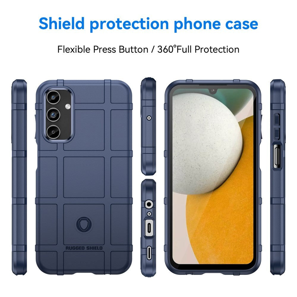 Samsung Galaxy A15 (5G) / A15 Rugged Shield Series Craftsman Bakdeksel - Blå