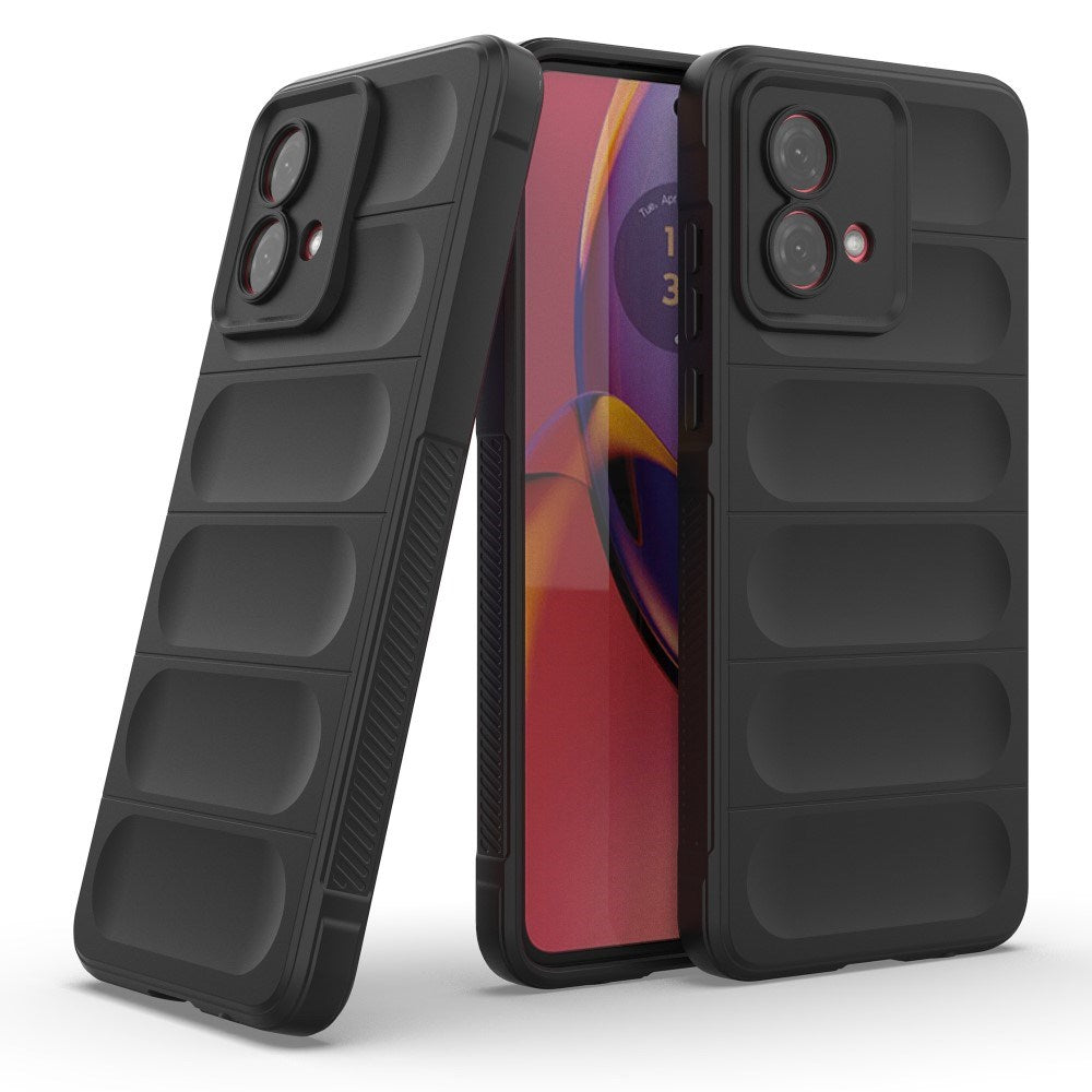 EIDERWOOD Motorola Moto G84 fleksibelt plastdeksel - svart