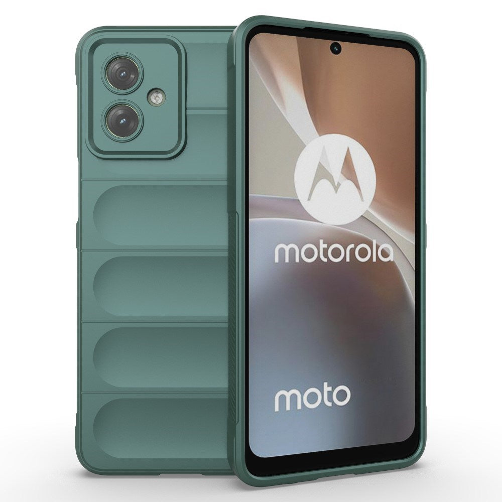 EIDERWOOD Motorola Moto G54 fleksibelt plastdeksel - Grønn