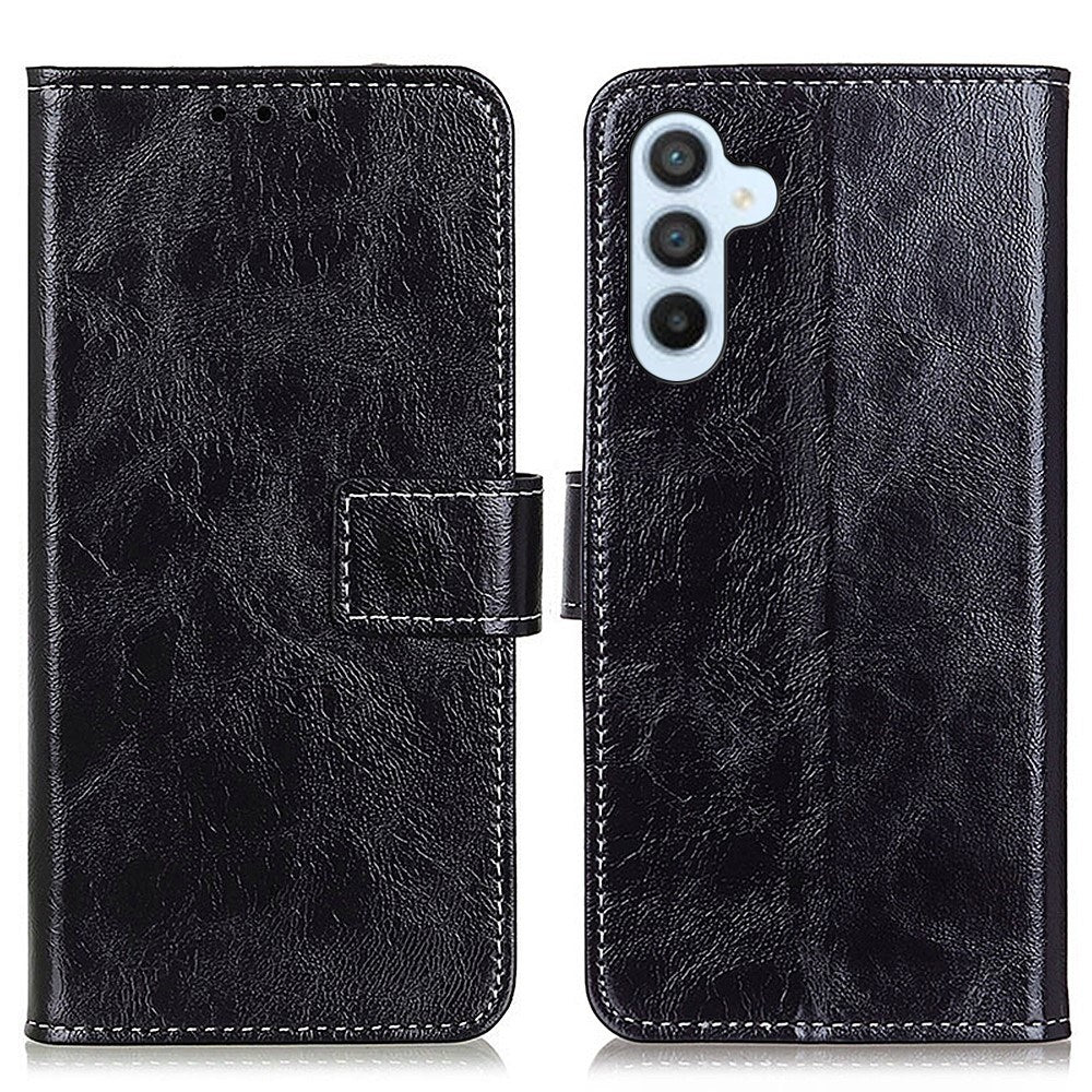 Samsung Galaxy S24+ (Plus) - EIDERWOOD Kunstlæder Flip Cover - Sort