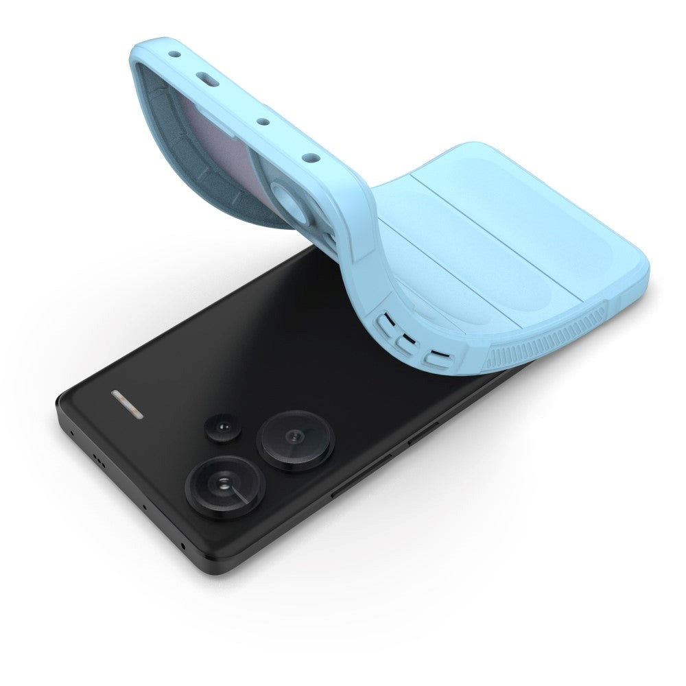 Xiaomi Redmi Note 13 Pro+ (Plus) Fleksibelt plastdeksel - Lyseblå