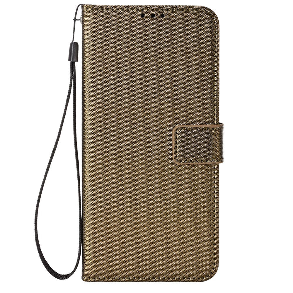 EIDERWOOD Xiaomi Redmi Note 13 Pro (5G) / Poco X6 Leather Flip Cover m. Stropp og tekstur - brun