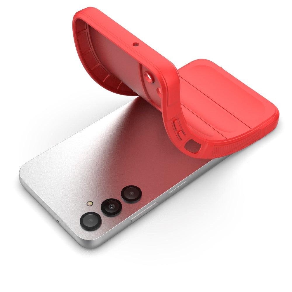 Samsung Galaxy A05s fleksibelt plastdeksel - rød