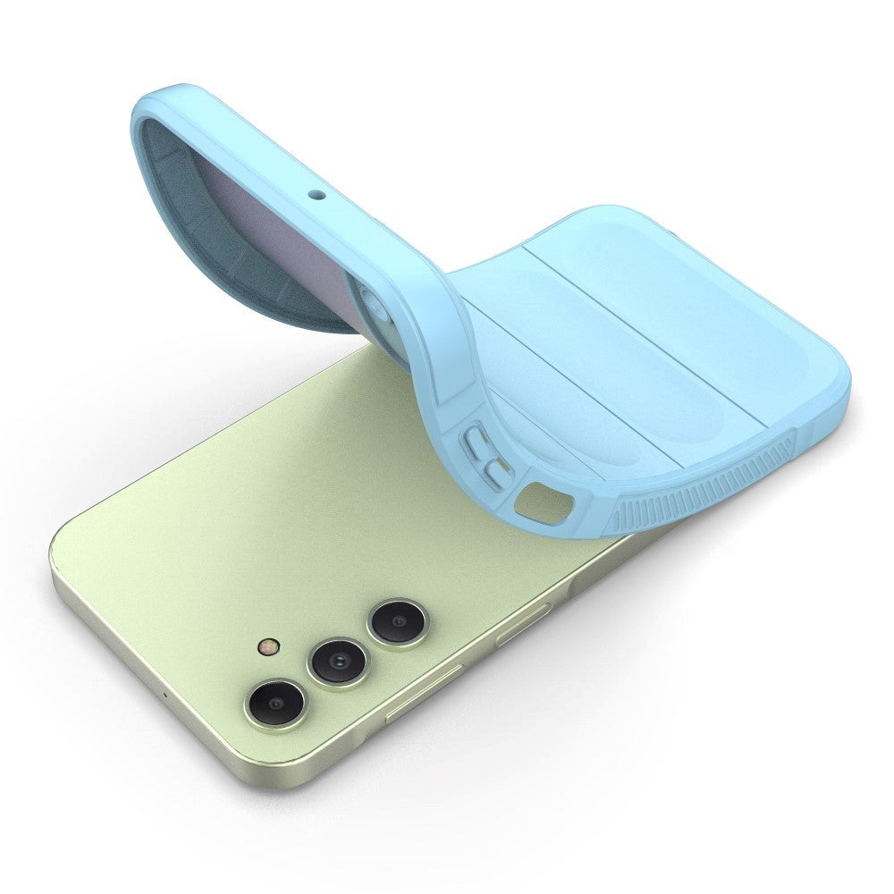 Samsung Galaxy A15 (5G) / A15 fleksibelt plastdeksel - blå