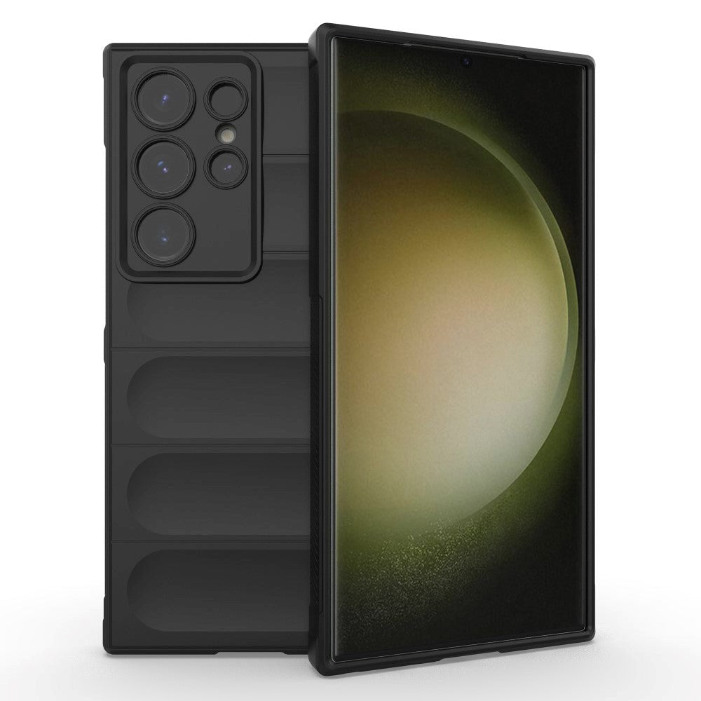Samsung Galaxy S24 Ultra fleksibelt plastdeksel - svart