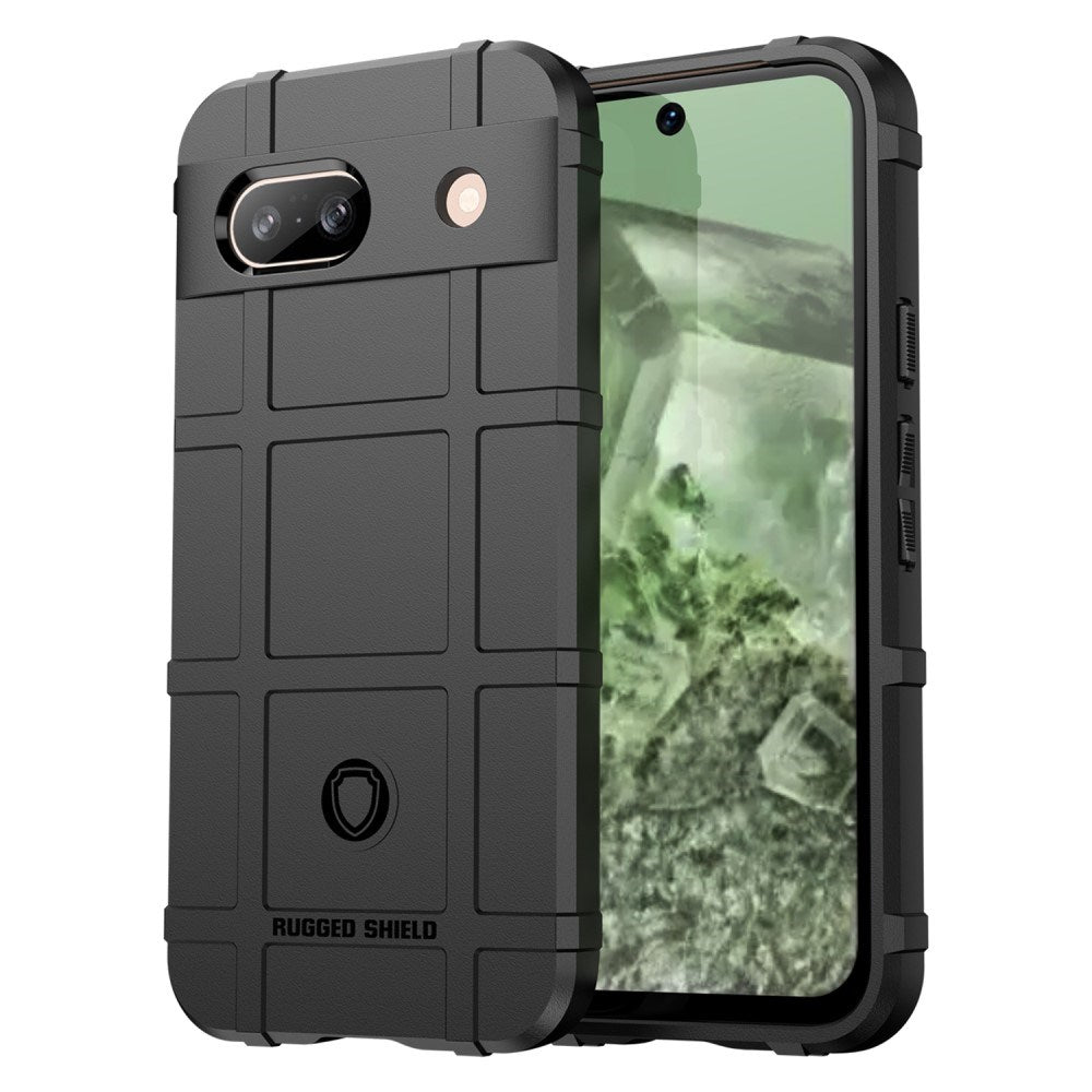Google Pixel 8a Rugged Shield Series Craftsman Bakdeksel – Svart