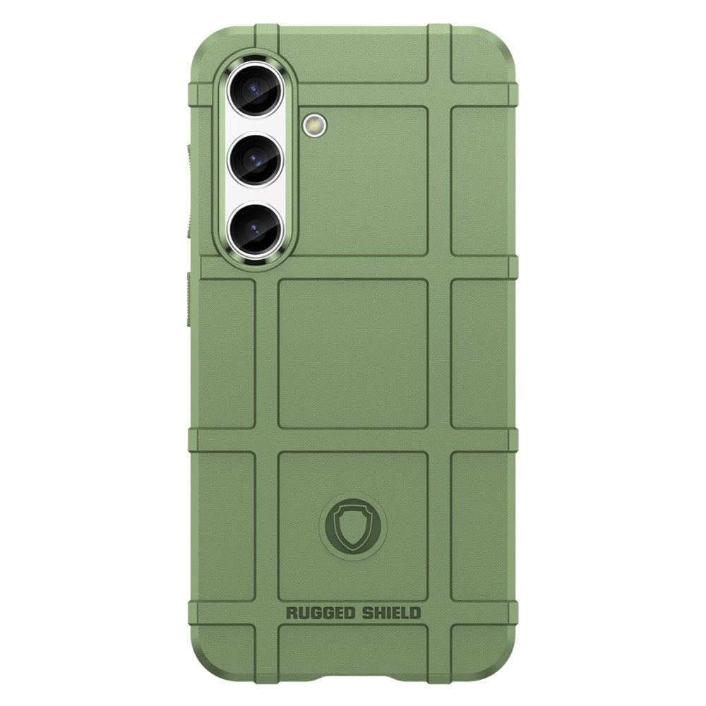 Samsung Galaxy S24 Rugged Shield Series Craftsman Bakdeksel - Grønn