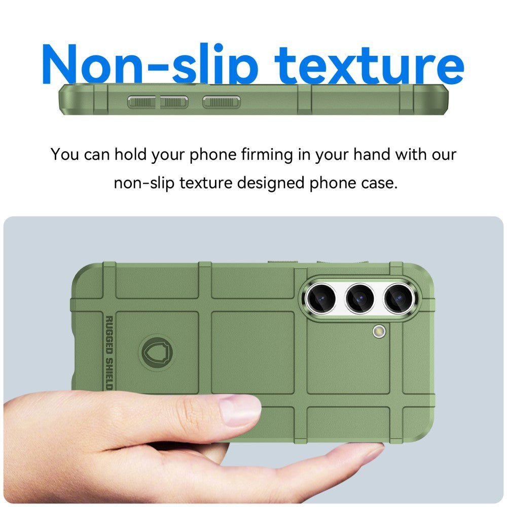 Samsung Galaxy S24 Rugged Shield Series Craftsman Bakdeksel - Grønn