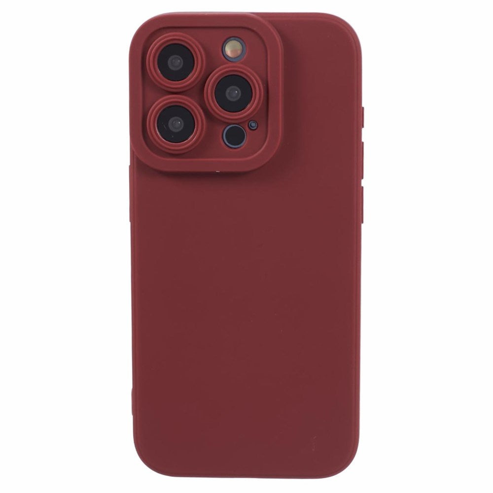 EIDERWOOD iPhone 12 Pro Max Fleksibelt Plastik Bagside Cover - Rød