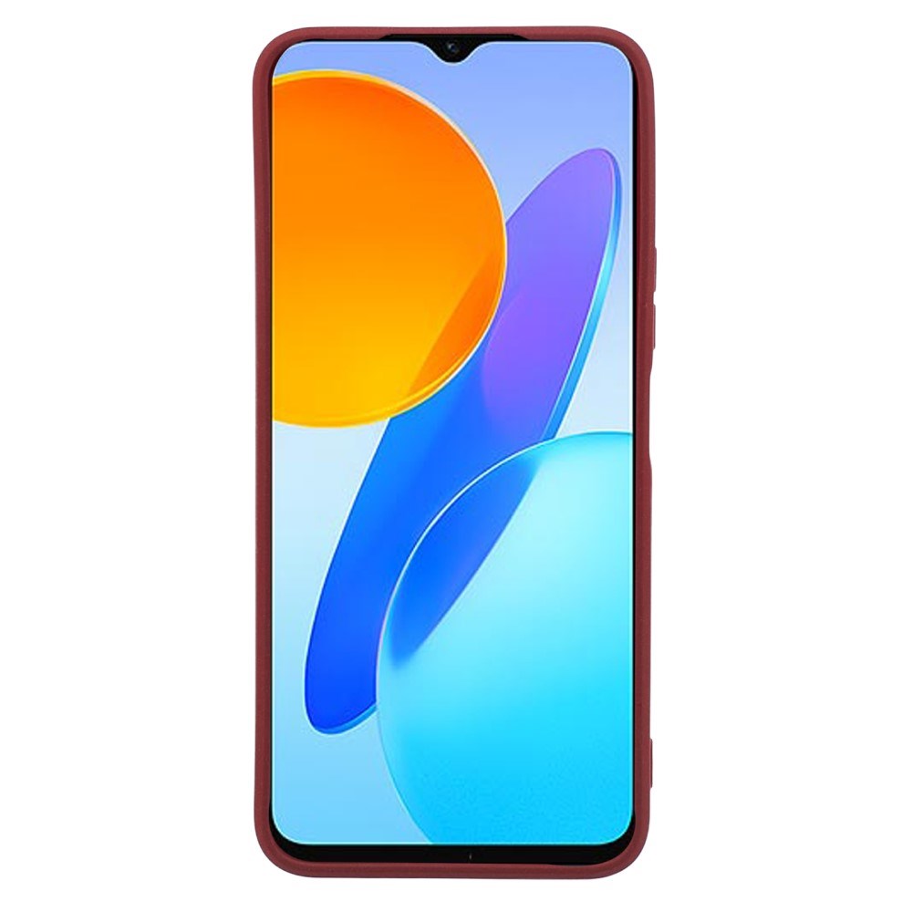 EIDERWOOD Honor X8 (5G) Mat Fleksibel Plastik Bagside Cover - Rød