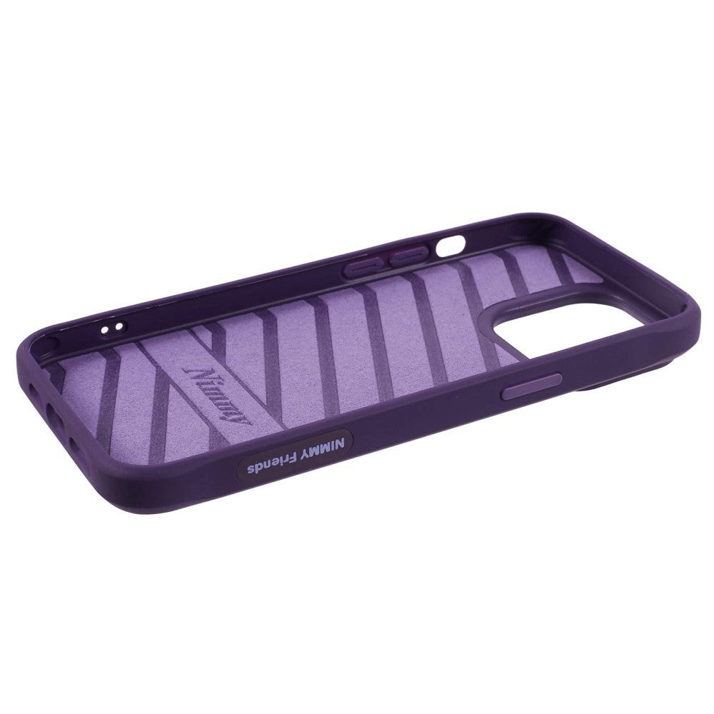 iPhone 15 Pro Hybrid Bakdeksel m. Dyremotiv og broderi - Kanin