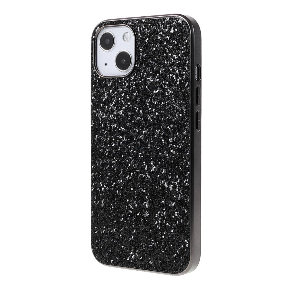 EIDERWOOD iPhone 14 Glitter Hybrid Bakdeksel - Svart